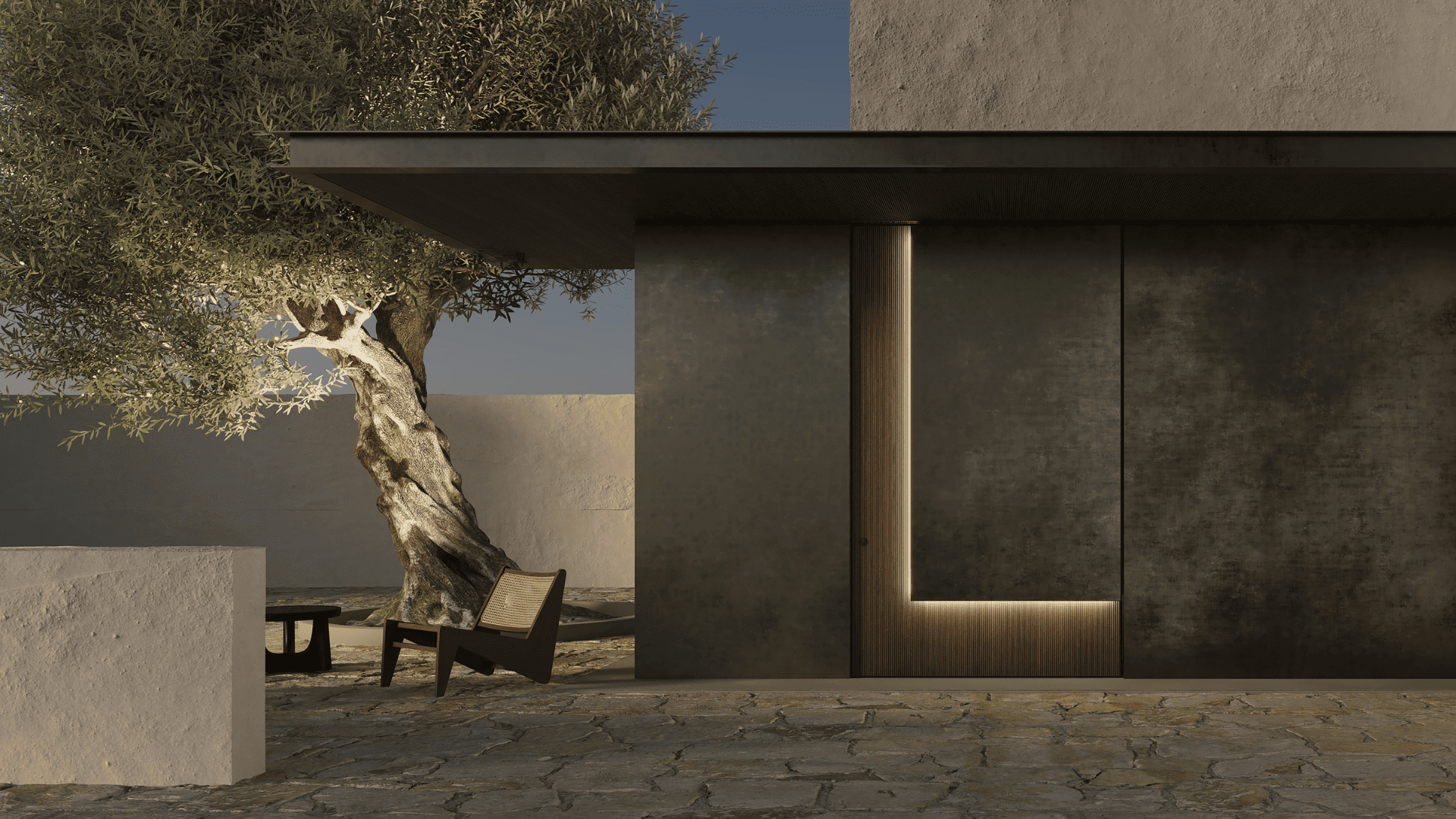 Habittable - foto puerta acorazada pivotante