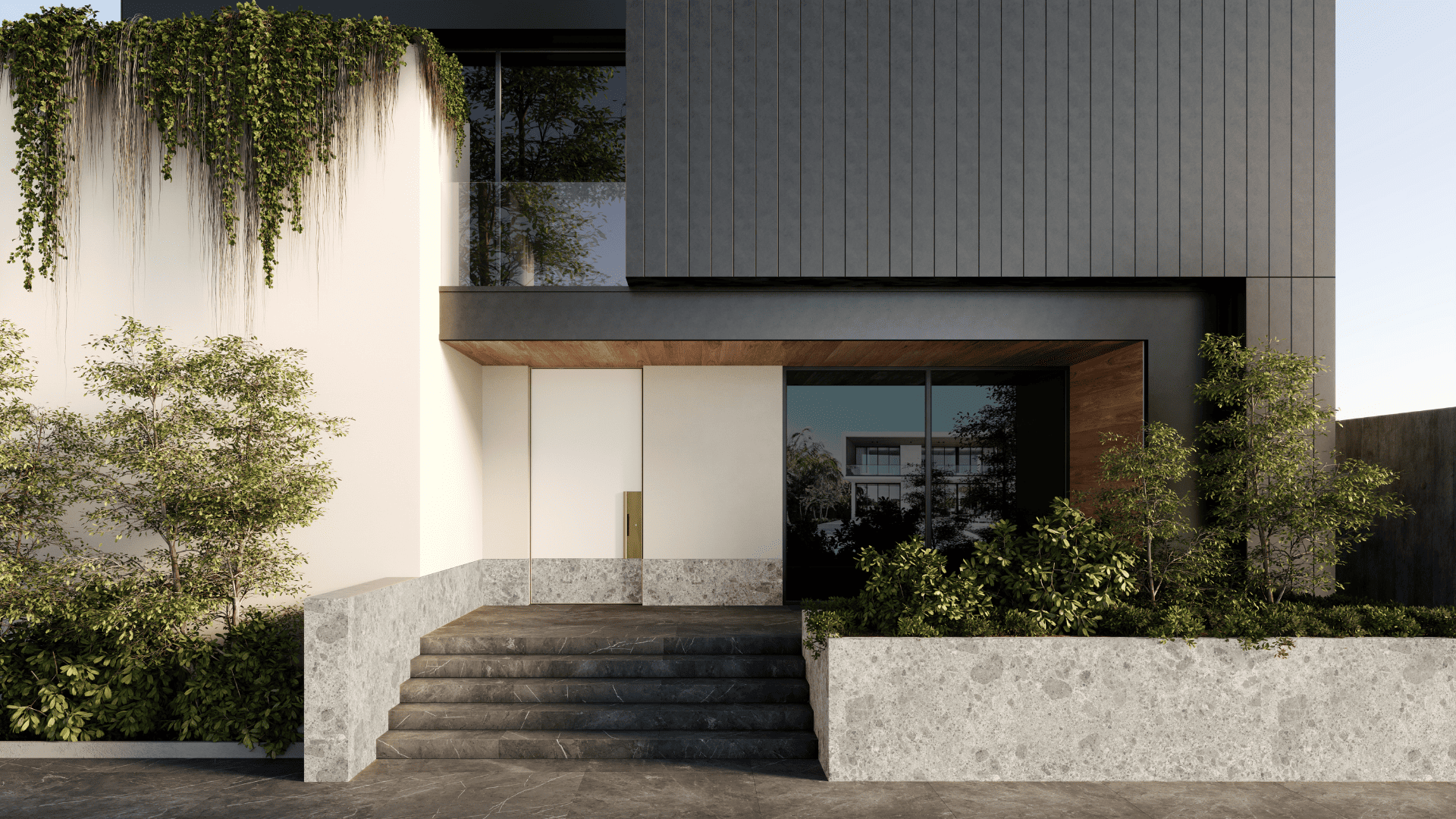 Habittable - foto puerta acorazada enrasada